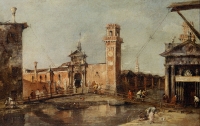 Картина Франческо Гварди «Арсенал в Венеции» 