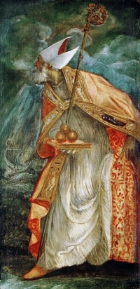 Картина Тинторетто «Св. Николай» 