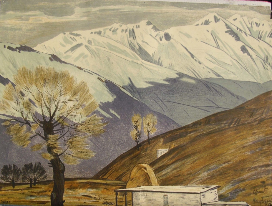 Арам Купецян «Армянский пейзаж» 1964 г.