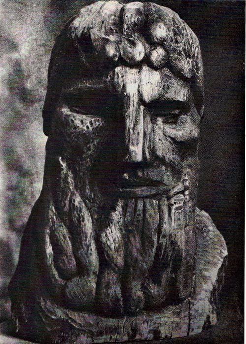 С.Т. Конёнков. Слепец. Дерево. 1910 г. (Фото журнала «Художник» № 7, 1989 г.) 