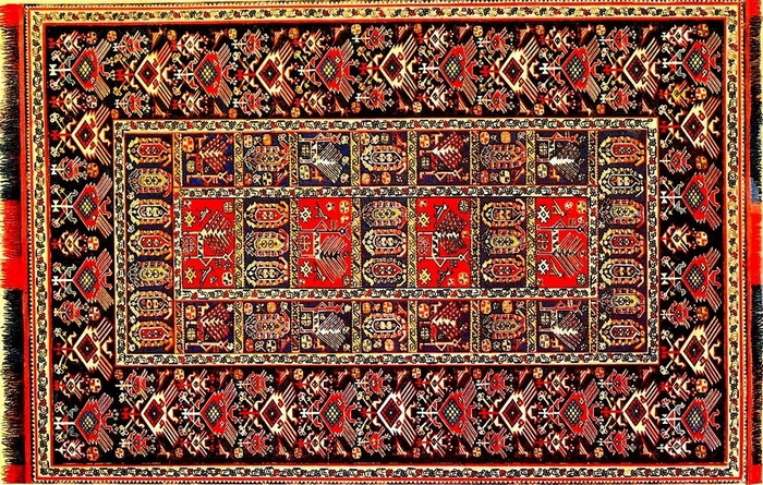 Ковёр «Зили». Бакинская школа. Азербайджанский государственный музей ковра и народно-прикладного искусства.