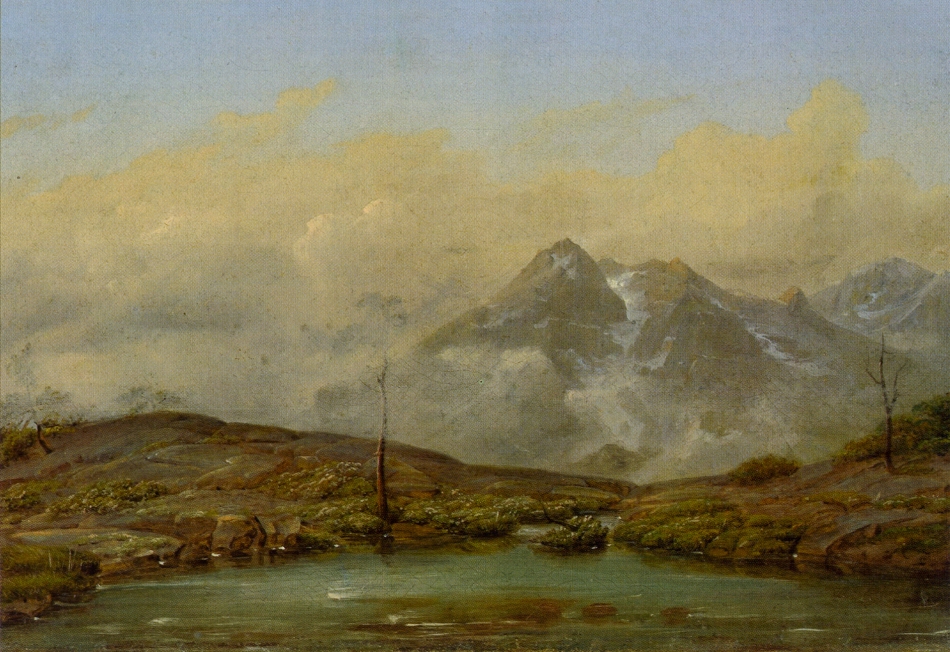 А. М. Хаген. (А.М. Гаген) «Туман у высоких гор»  1820 г.